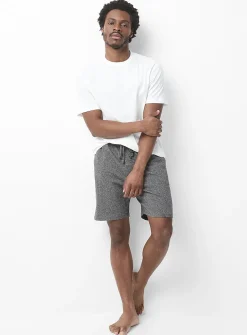 Brushed jersey pyjama short