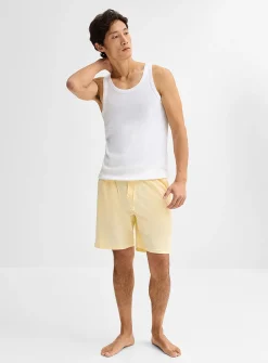 Brushed jersey pyjama short