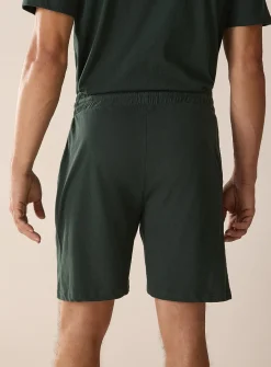 Brushed jersey pyjama short