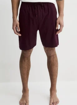 Brushed jersey pyjama short