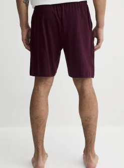 Brushed jersey pyjama short