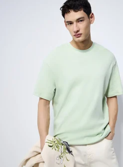 Brushed-jersey T-shirt