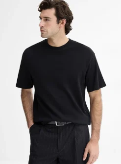 Brushed-jersey T-shirt