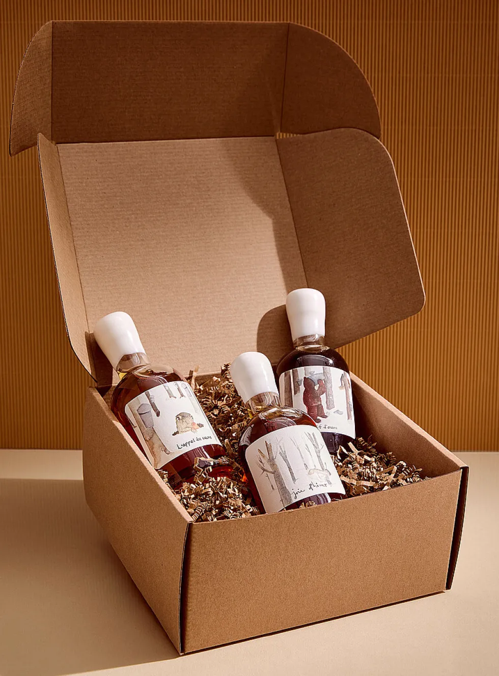 Bêtes des bois maple syrup boxed set