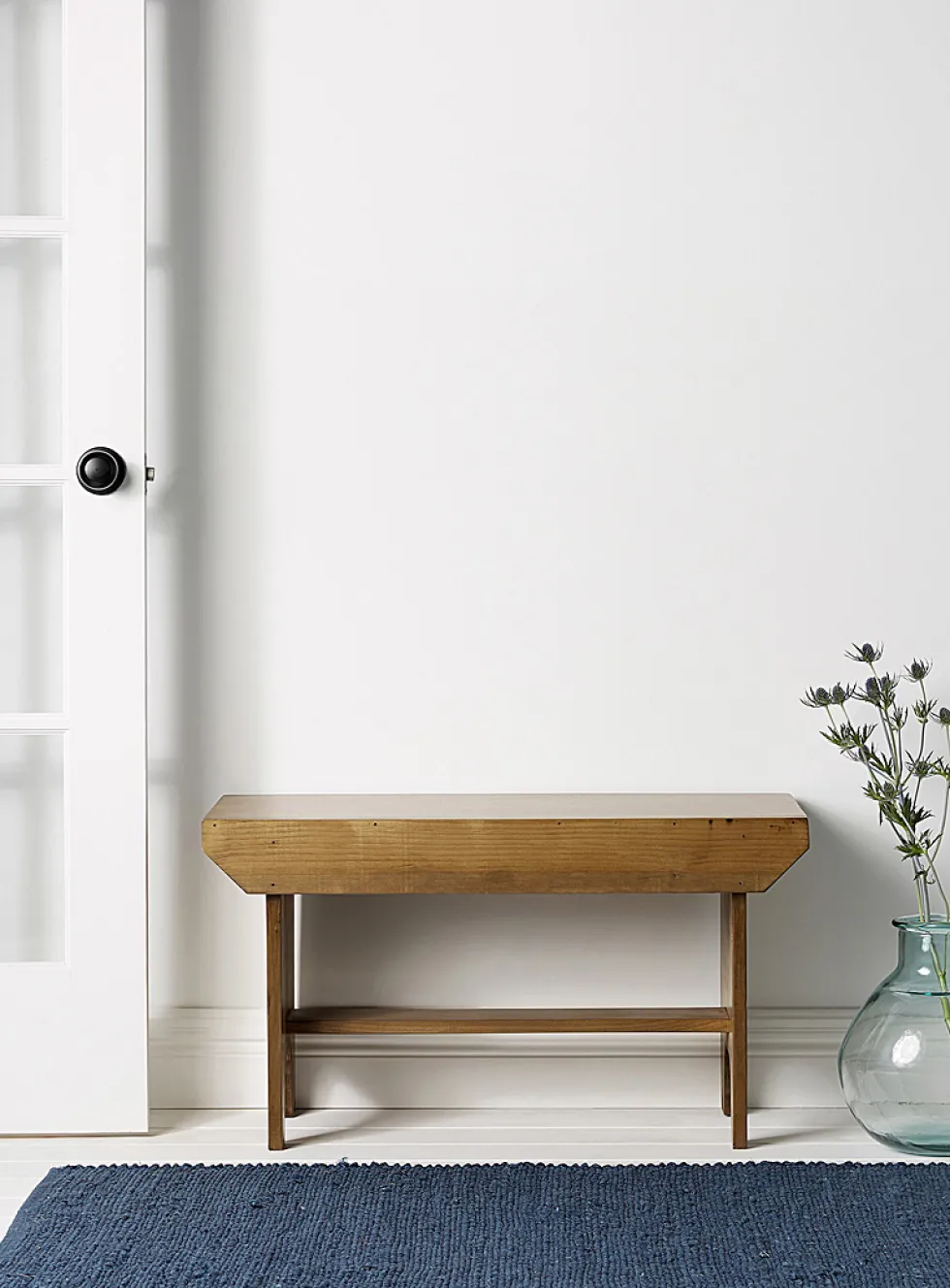 Bucket rustic bench