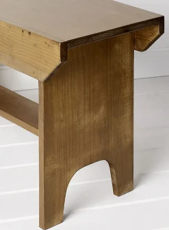 Bucket rustic bench