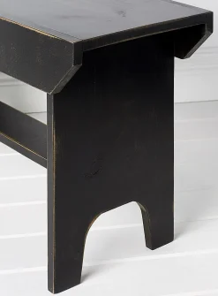 Bucket rustic bench