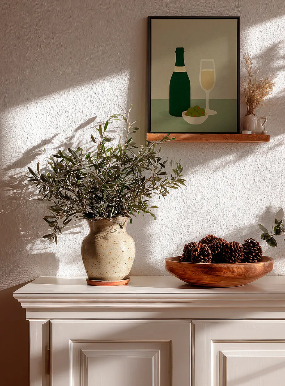 Bulles et Olives art print
