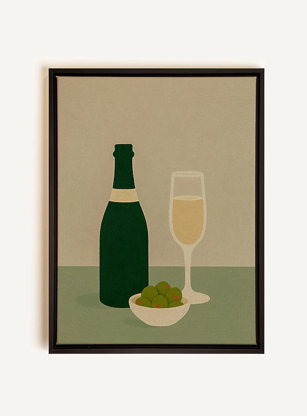 Bulles et Olives art print