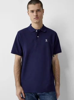 Bunny logo piqué polo