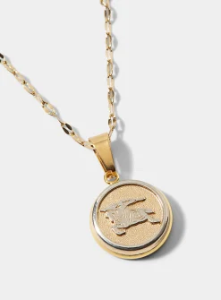 Burberry medallion upcycled chain