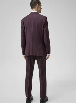 Burgundy 3-piece suit