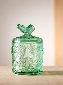 Butterflies decorative jar