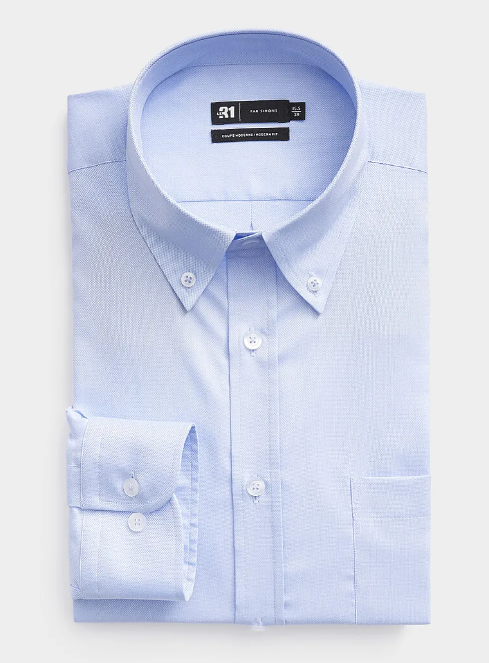 Buttoned-collar Oxford shirt