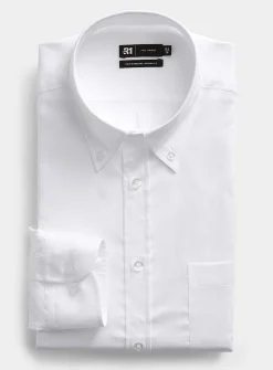 Buttoned-collar Oxford shirt