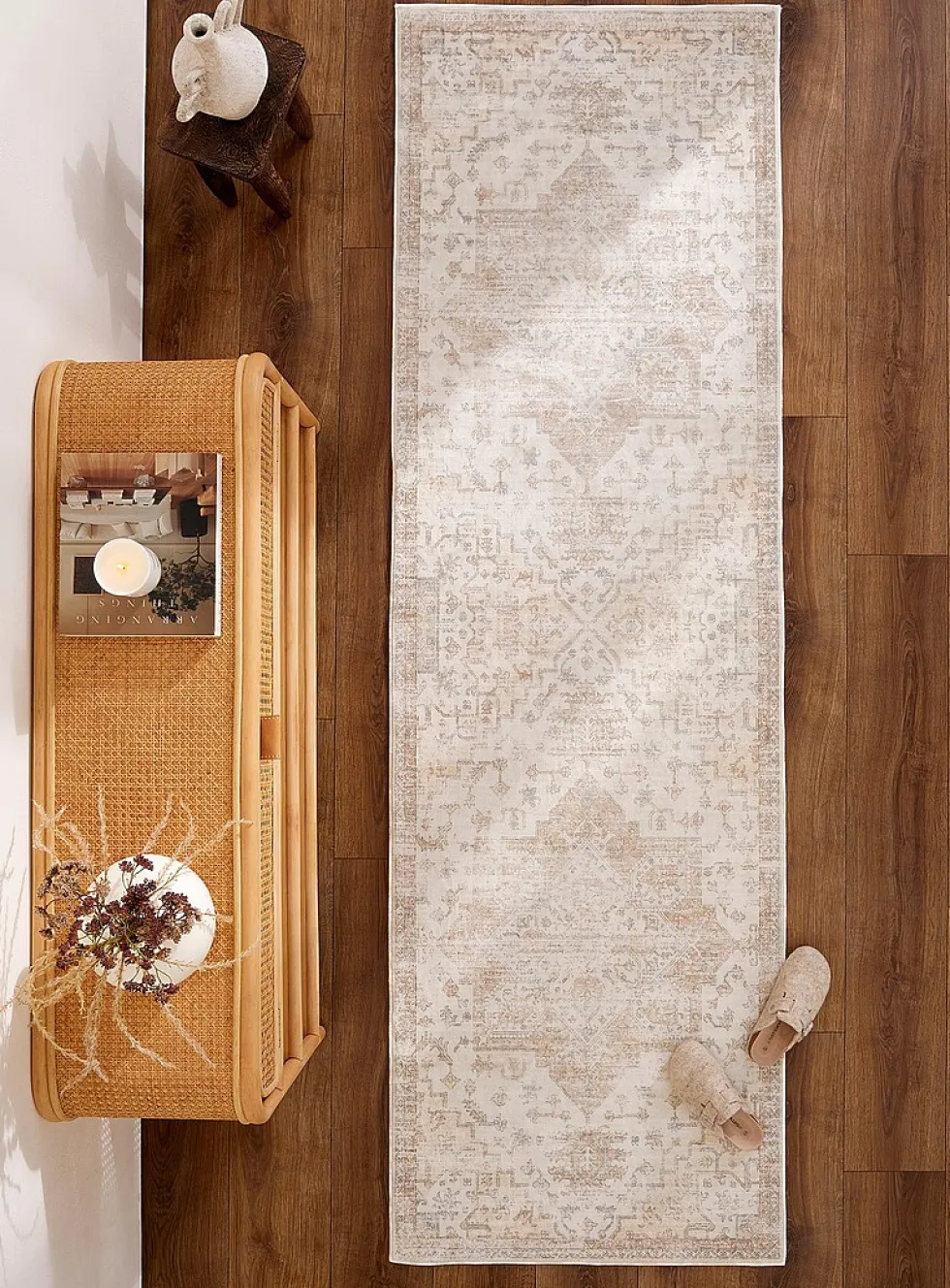 Byzantine softness washable hallway rug