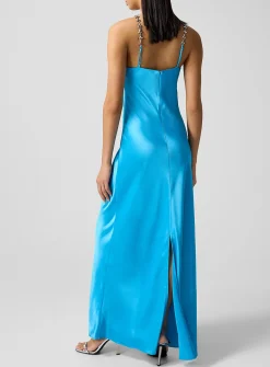 Cadence satiny long dress