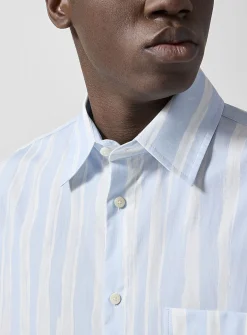 Camargue painted stripes oversized shirt