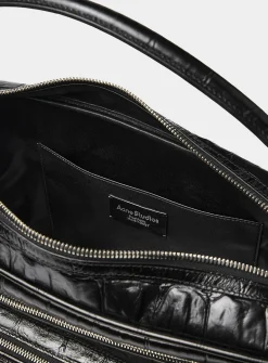 Camero faux-croc leather purse