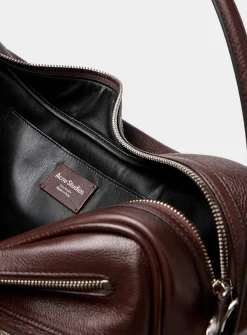Camero leather messenger bag