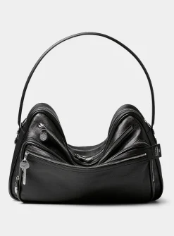 Camero leather messenger bag
