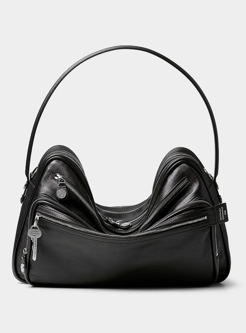 Camero leather messenger bag