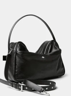 Camero leather messenger bag