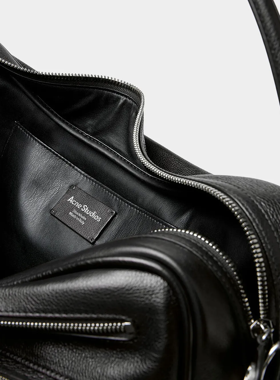 Camero leather messenger bag