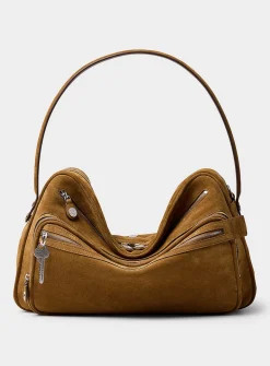Camero suede crossbody bag