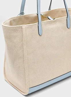 Cameryn embroidered dog tote bag