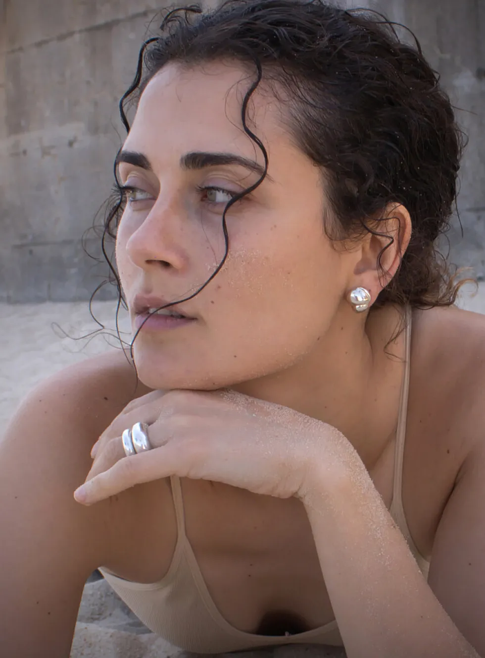 Camille sterling silver earrings