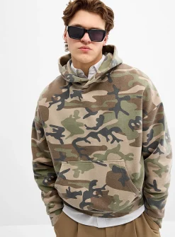 Camo peachskin hoodie