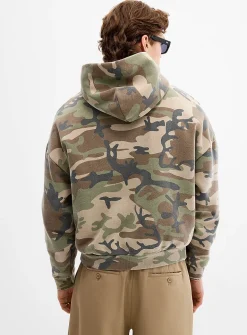 Camo peachskin hoodie