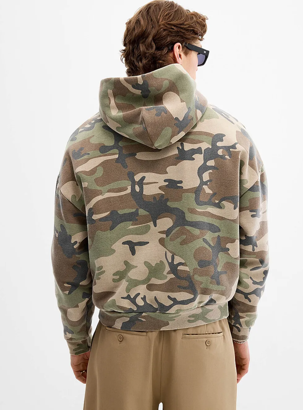 Camo peachskin hoodie