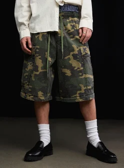 Camo ripstop convertible cargo pant