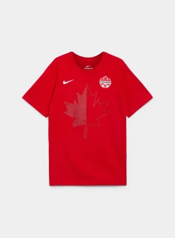 Canada Soccer Core red T-shirt