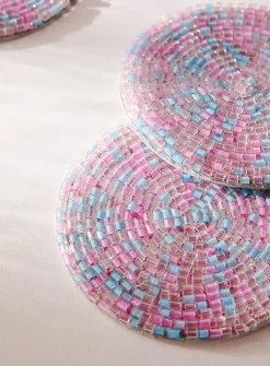Candy beads coasters
