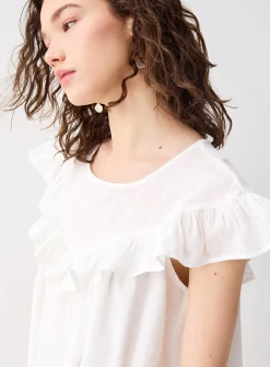 Cap-sleeve babydoll dress