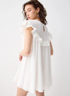 Cap-sleeve babydoll dress
