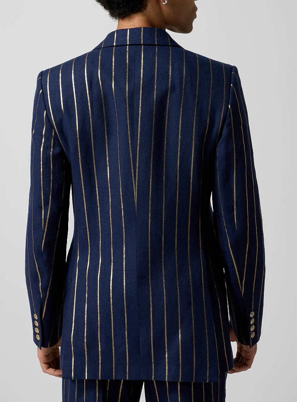 Captain double-breasted gilded stripes jacket