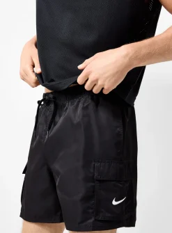 Cargo-pocket swim trunk