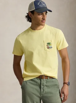 Caribbean embroidery T-shirt