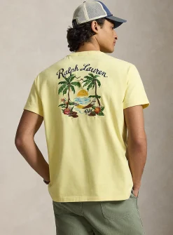 Caribbean embroidery T-shirt