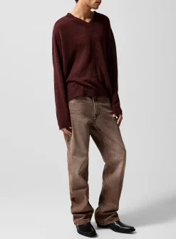 Carlson faded brown jean