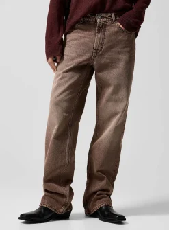 Carlson faded brown jean