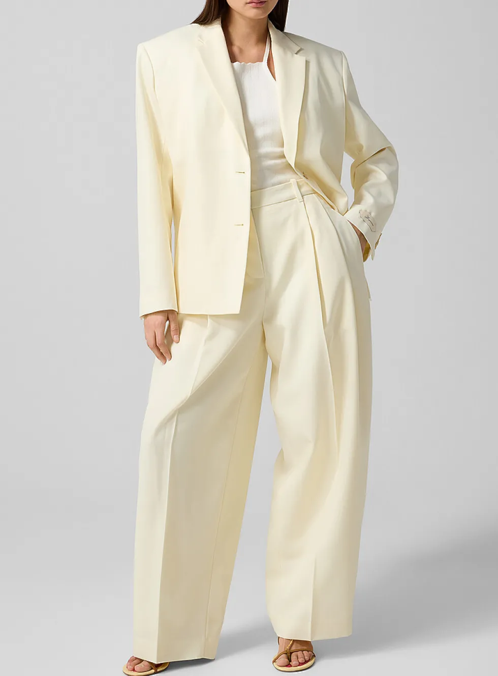 Carrée 100% virgin wool blazer