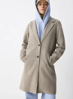 Carrie felted overcoat
