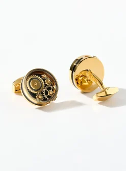Carroussel gear cufflinks