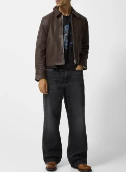 Case square-pocket wide-leg jean