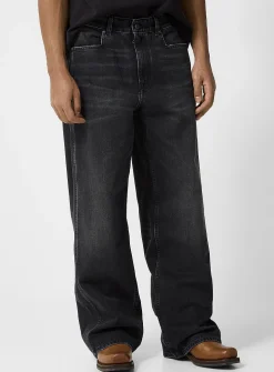 Case square-pocket wide-leg jean
